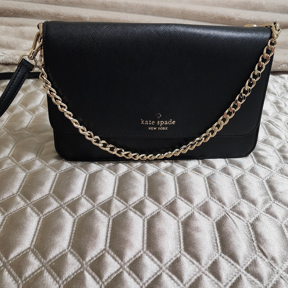 Kate Spade Black Chain Shoulder Bag